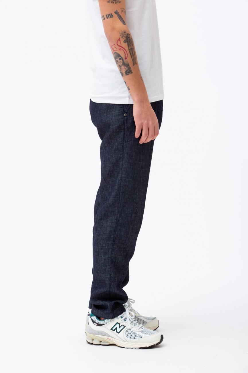 Pantalone in cotone e lino
