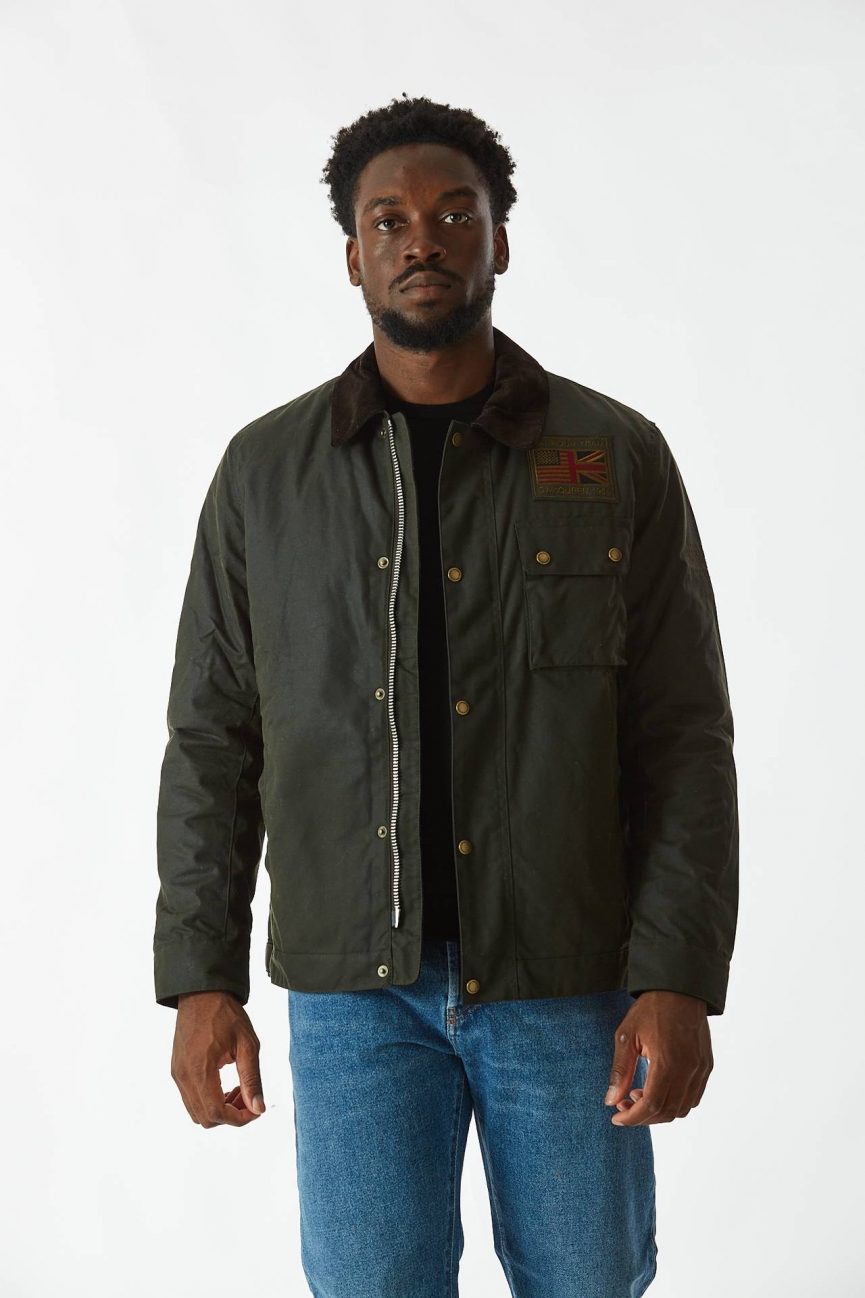 Giubbino WARKERS WAX verde 