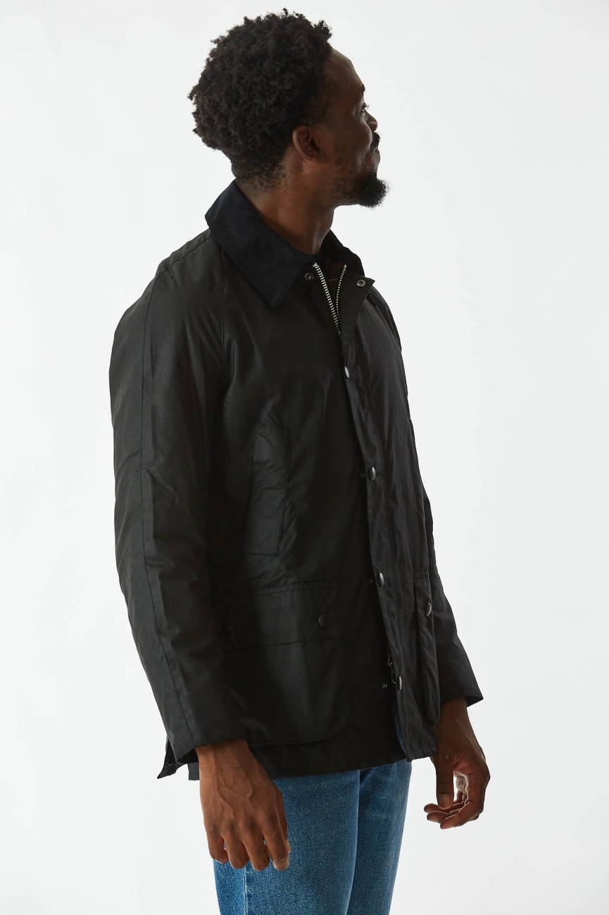 Giacca ASHBY WAX JACKET nera