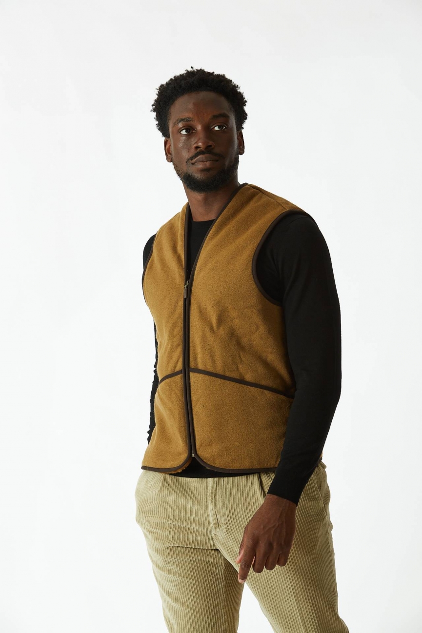 Gilet cammello 