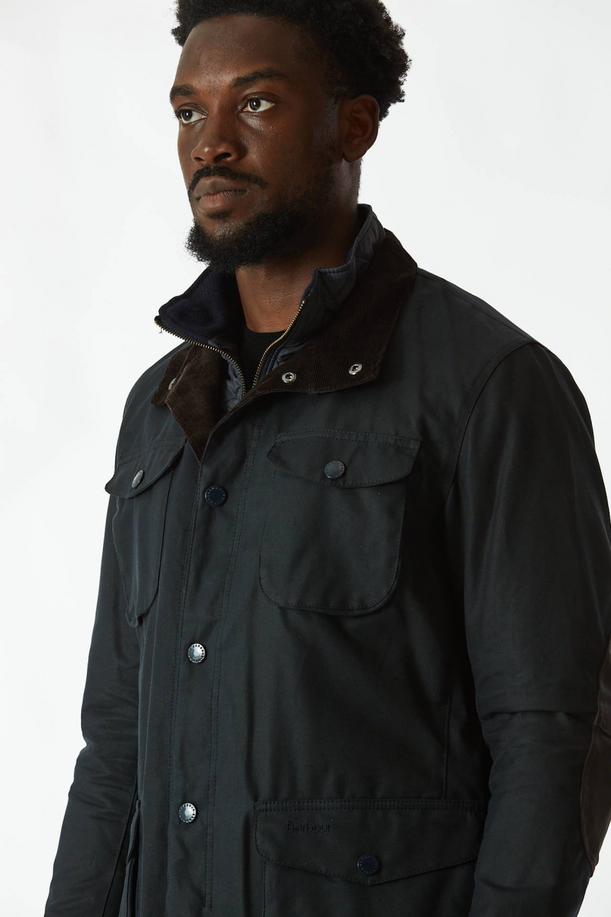 Field jacket OGSTON WAX blu 