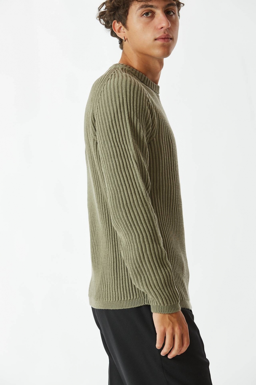 Maglia RE-WOOL KNIT salvia