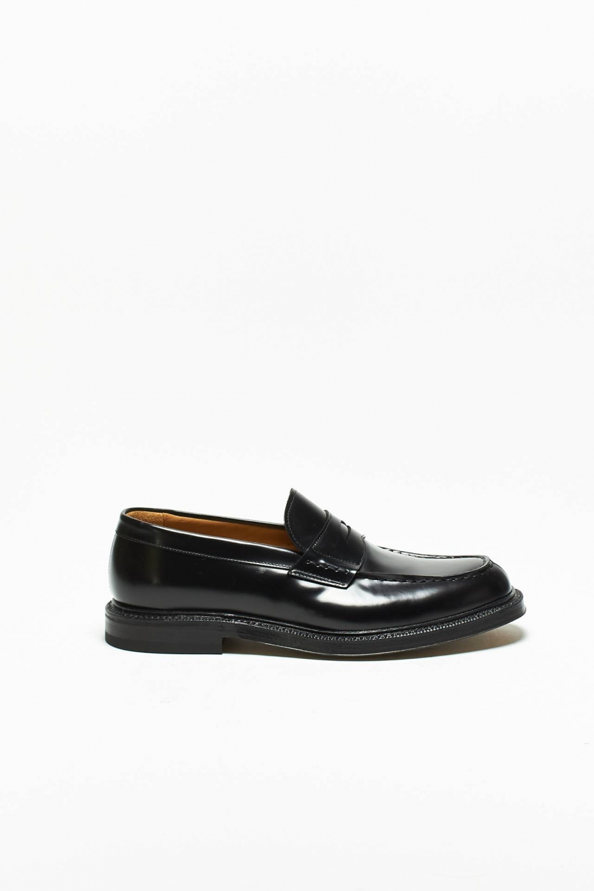 Mocassino 1203-POLISHED in pelle nera