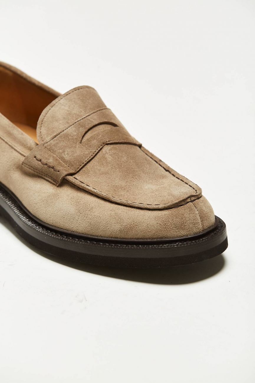 Mocassini 1203- LIGHT 108 in pelle scamosciata
