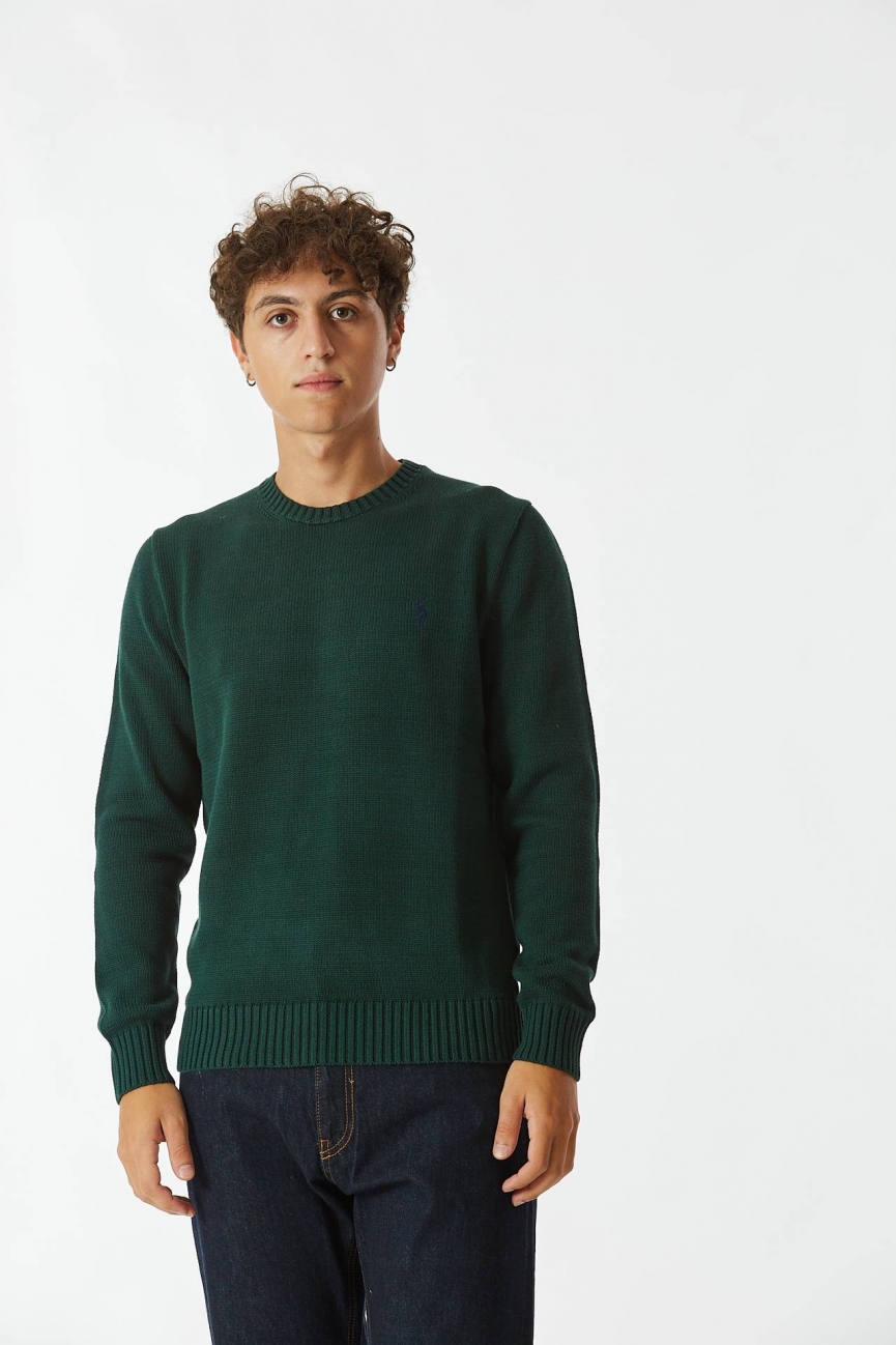 Maglia in cotone verdone