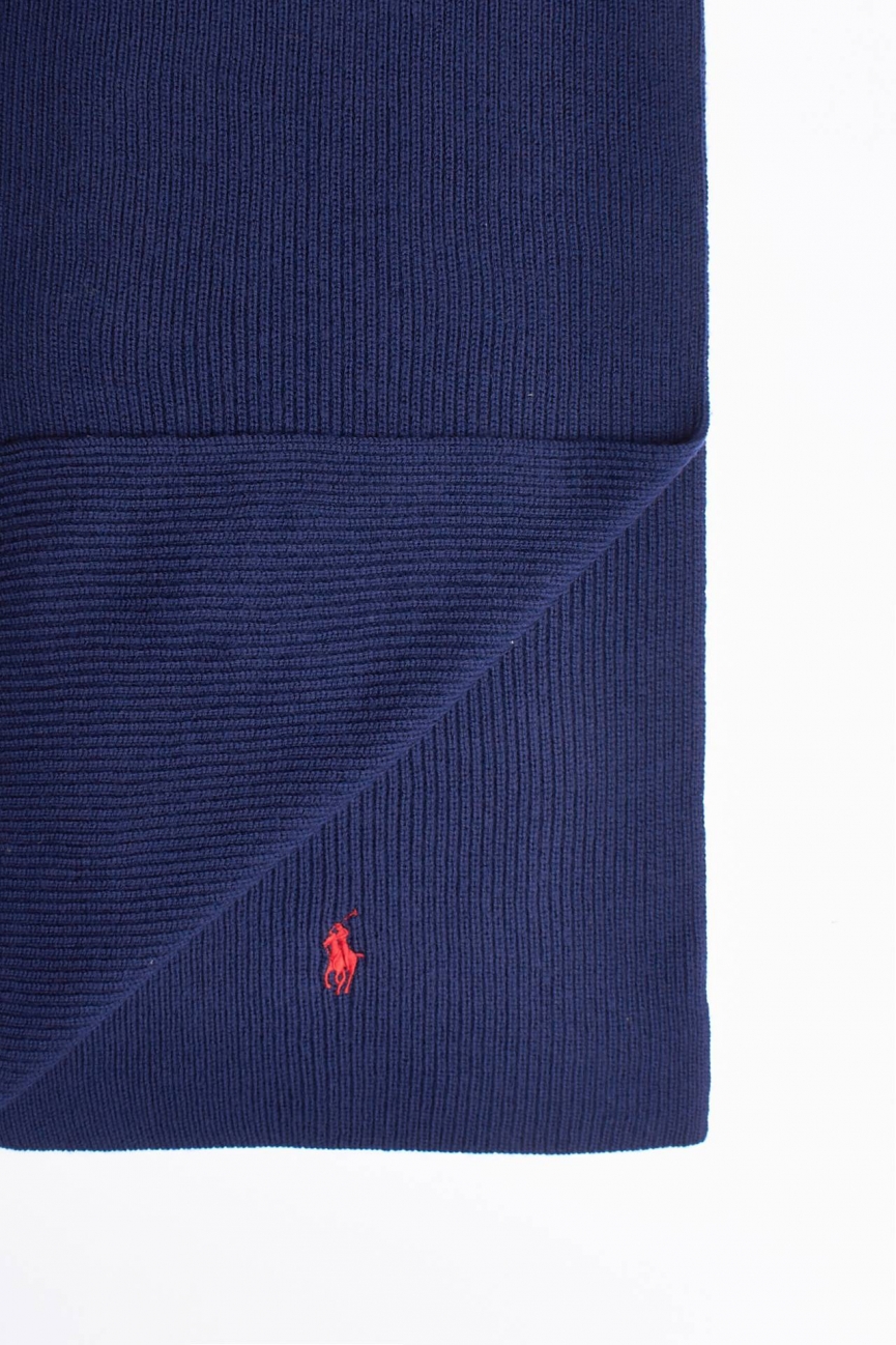 Sciarpa in lana blu