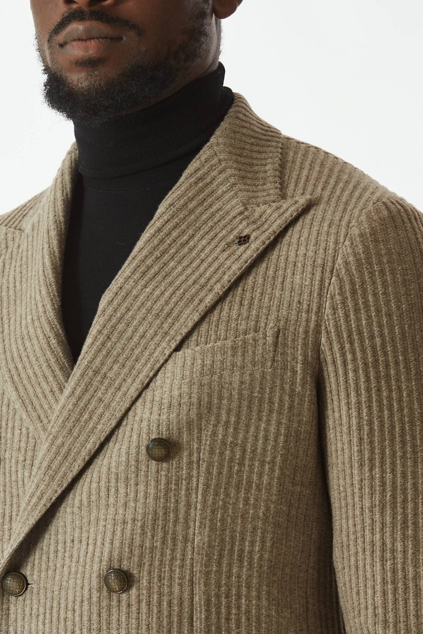 Giacca MONTECARLO a coste beige