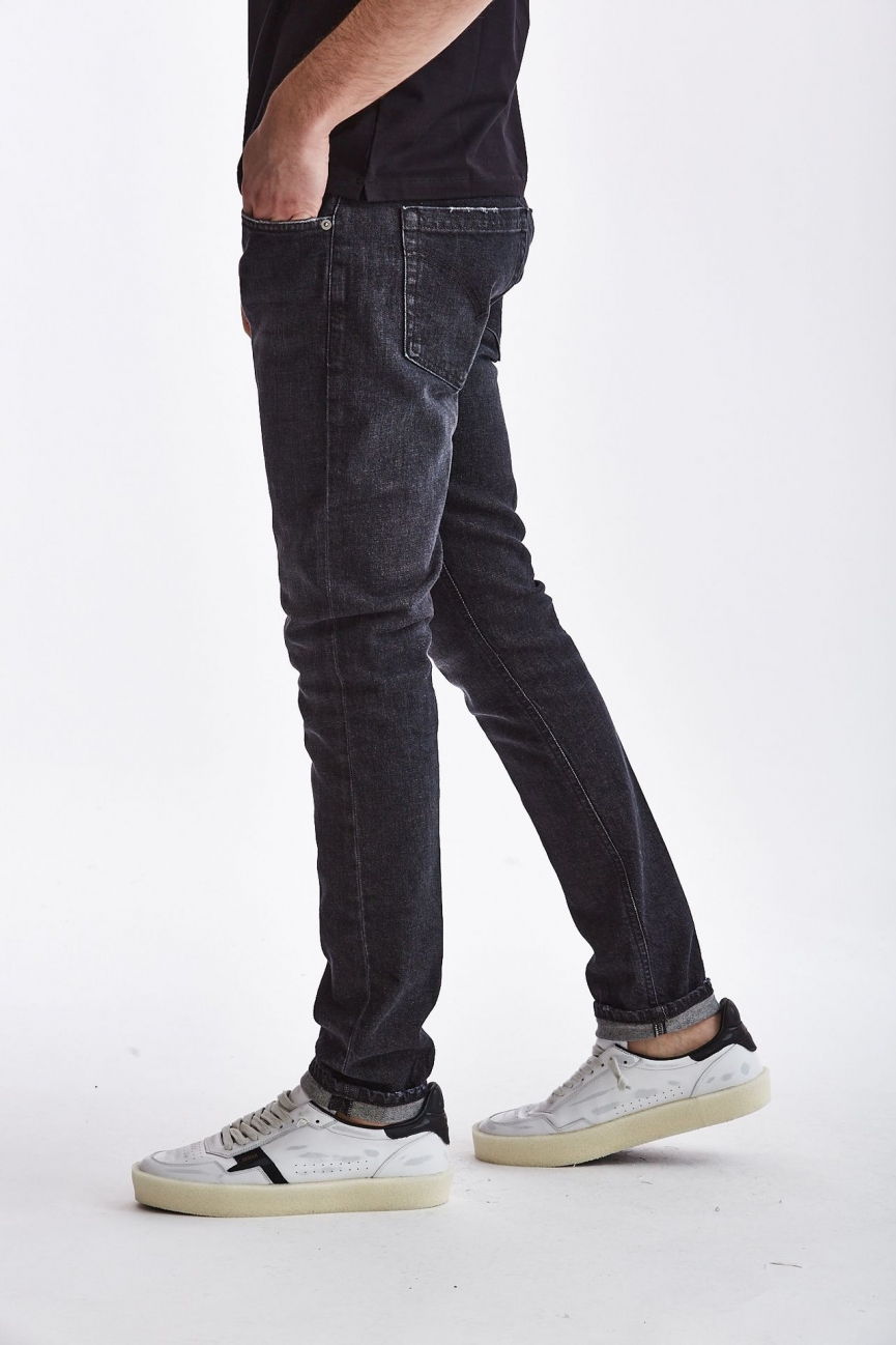 Jeans GEORGE stone washed nero