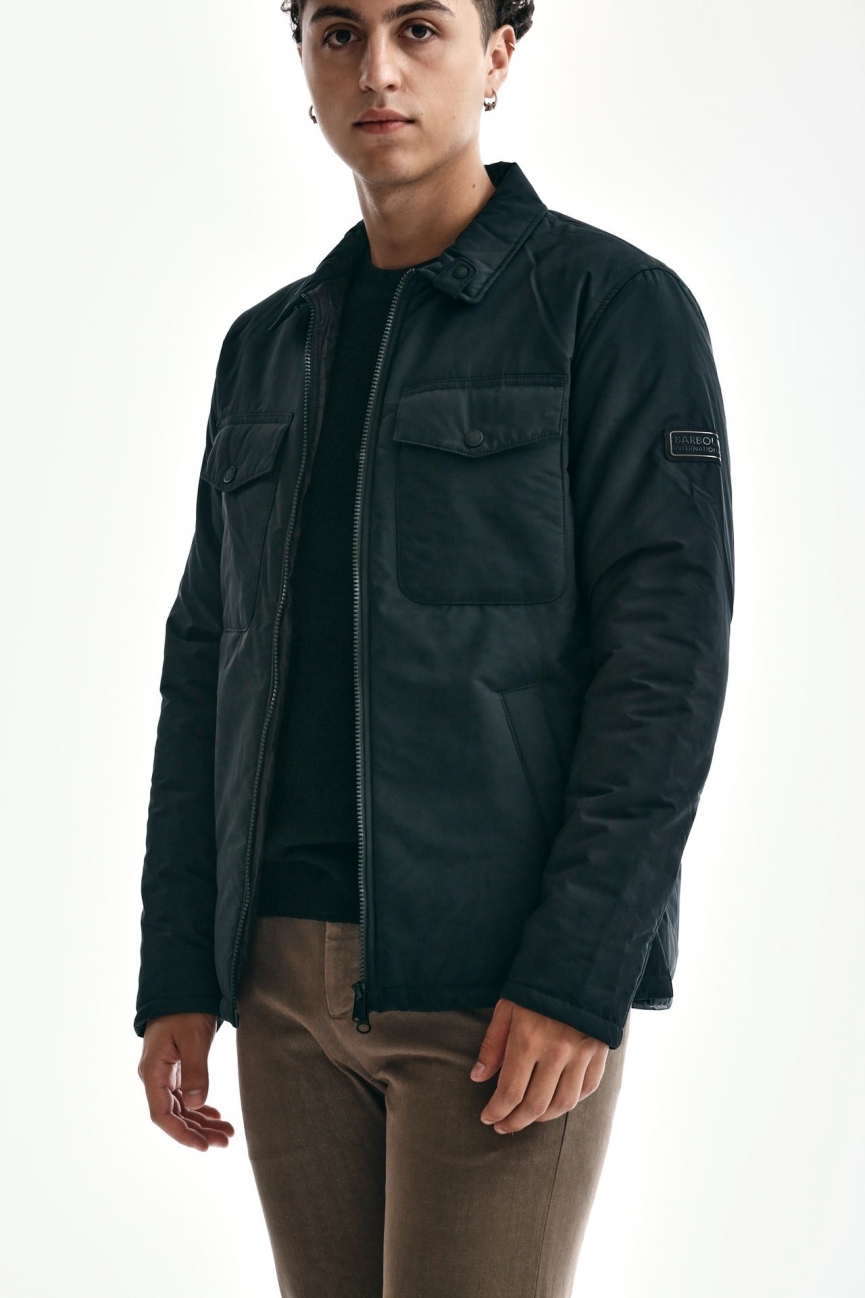 Giubbino DISTILL QUILTED nero Barbour Uomo Pier Abbigliamento Worldwide
