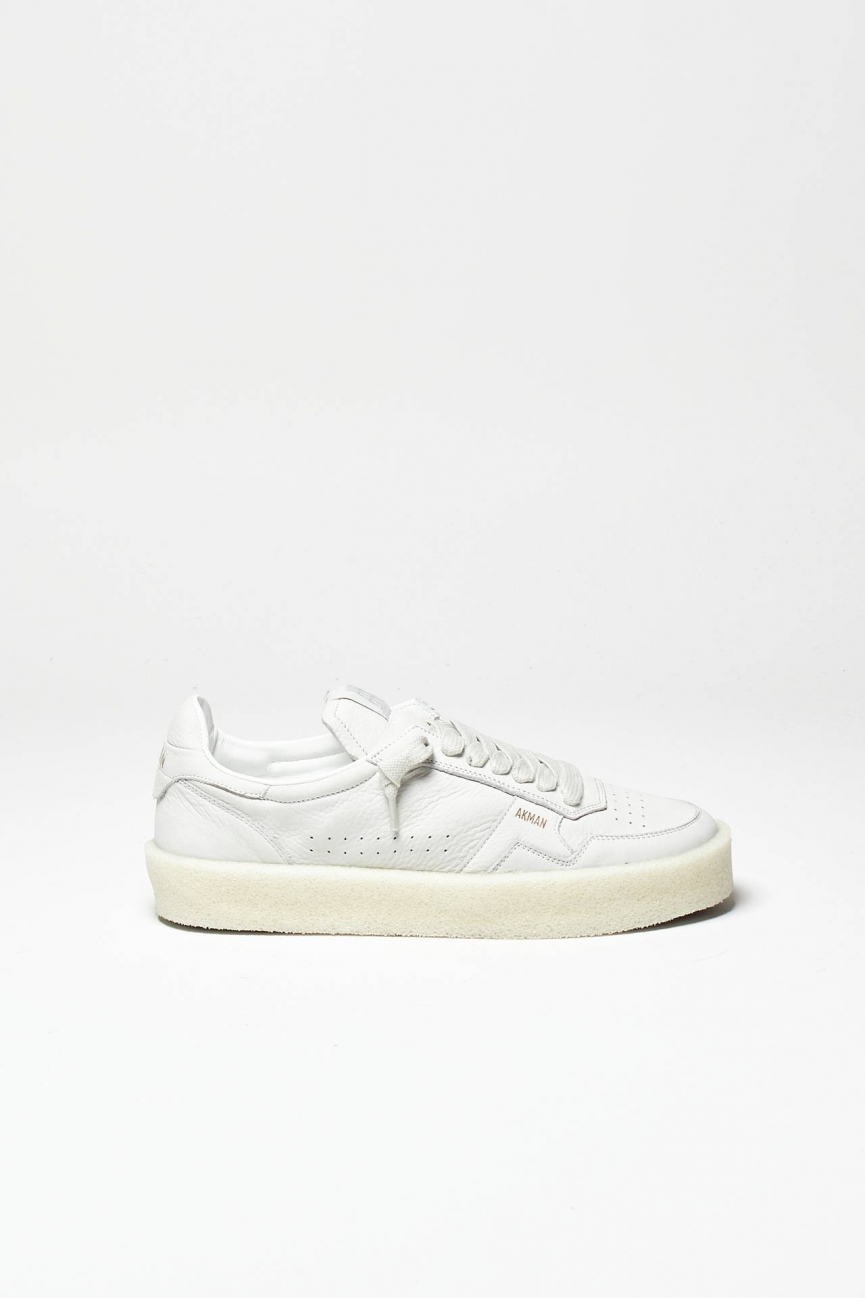 Sneakers in pelle camoscio bianco
