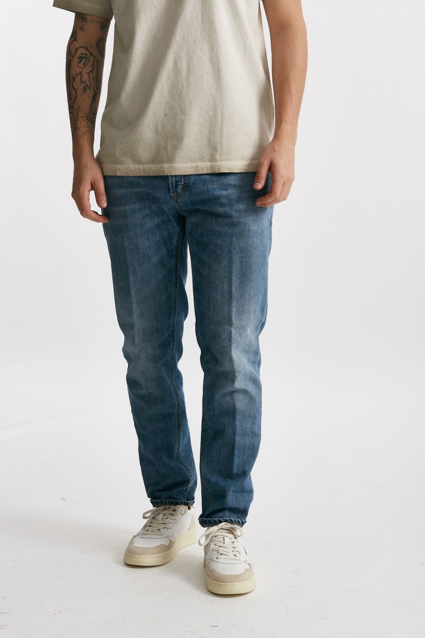 Jeans BRIGHTON lavaggio chiaro cotone fermo