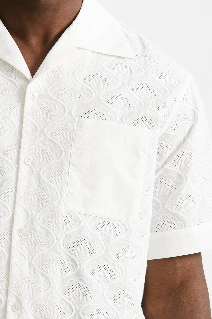 Camicia in cotone bianco