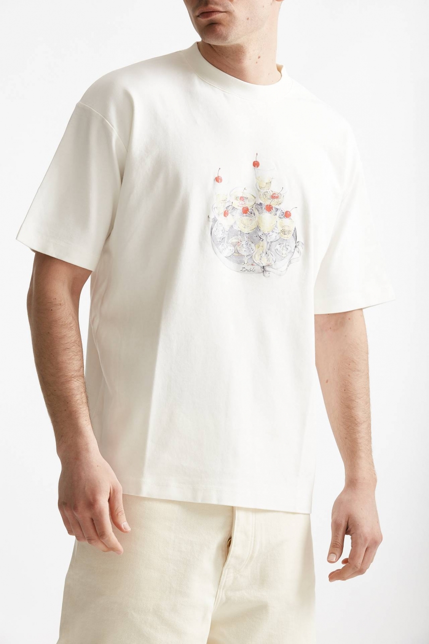 T-shirt in cotone bianco