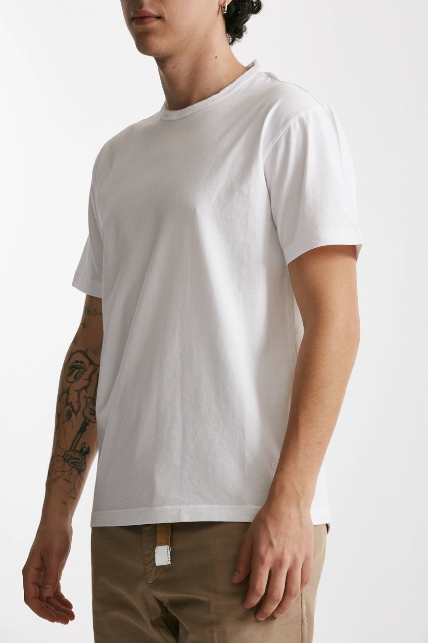 T-shirt in cotone bianco 