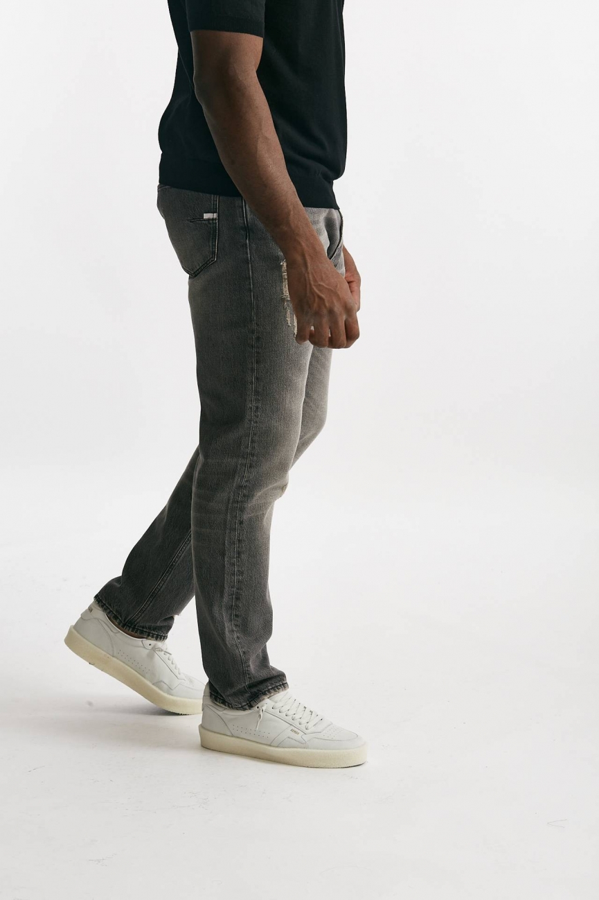 Jeans ARROW cotone grigio fermo stone washed