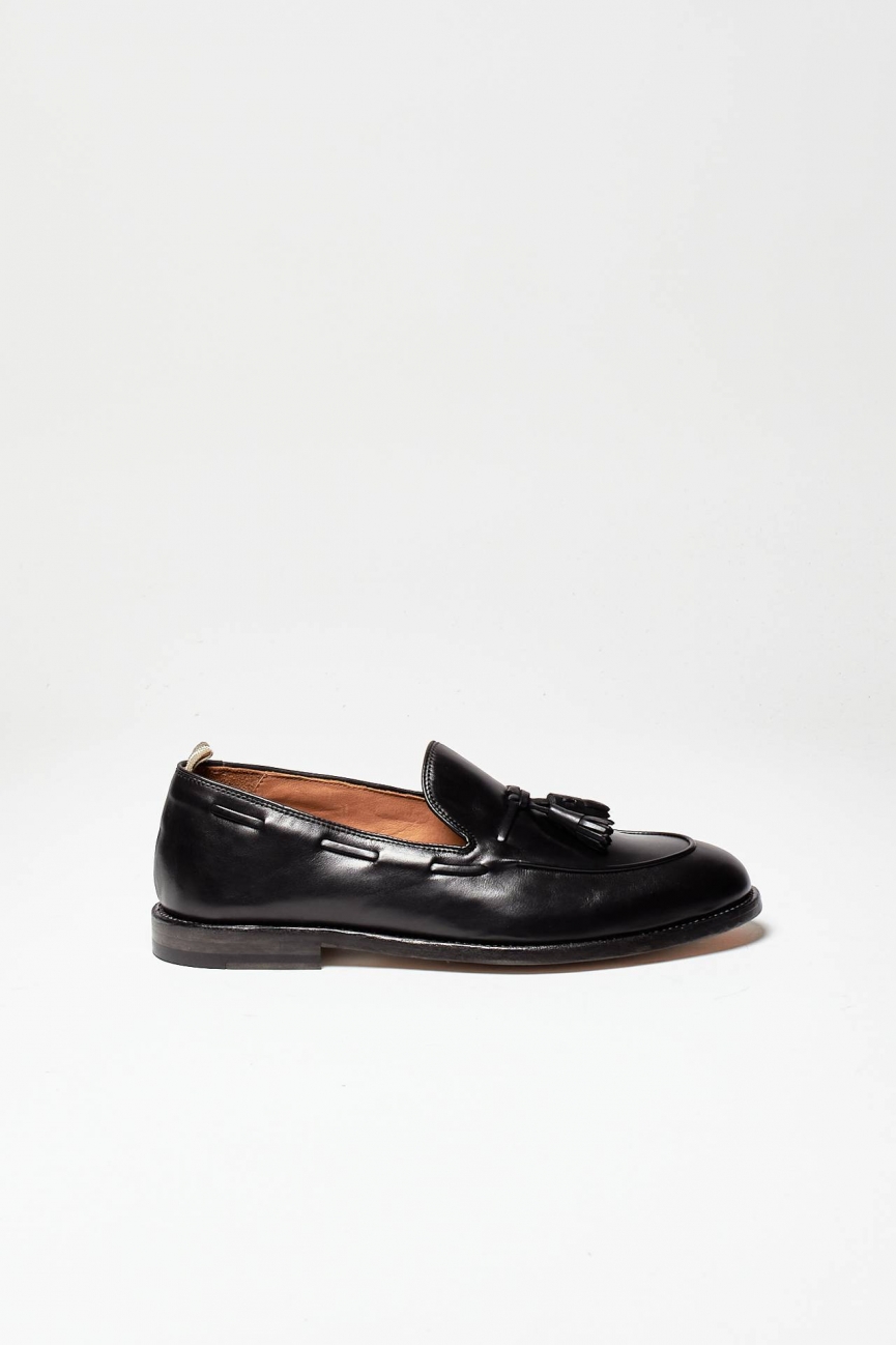 Mocassini IVY 003 in pelle nero