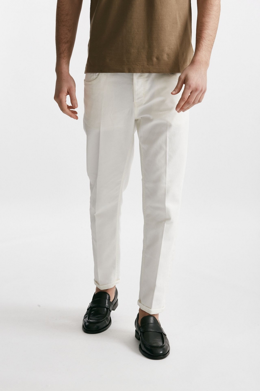 Jeans REGGAE cotone stretch bianco