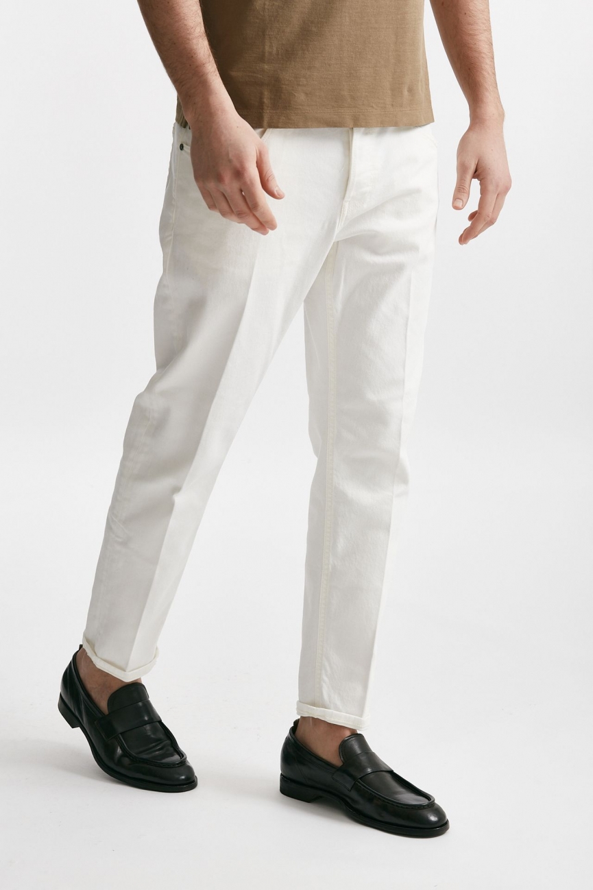 Jeans REGGAE cotone stretch bianco