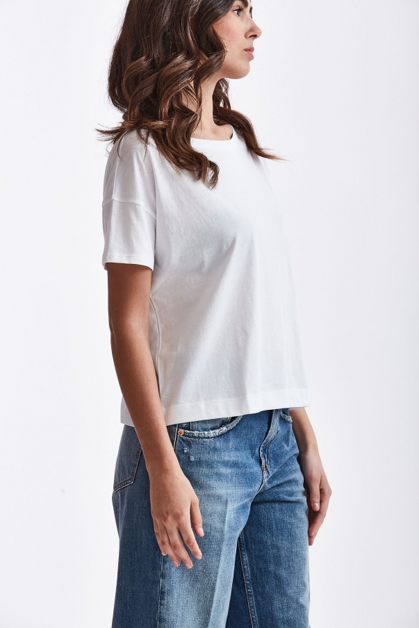 T-shirt AUDREY in cotone bianco