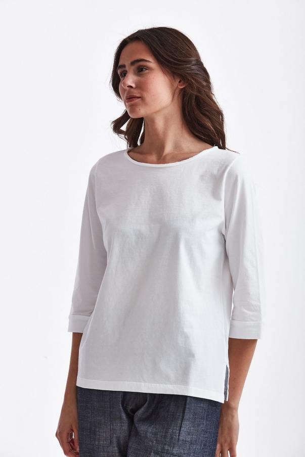 T-shirt in cotone bianco