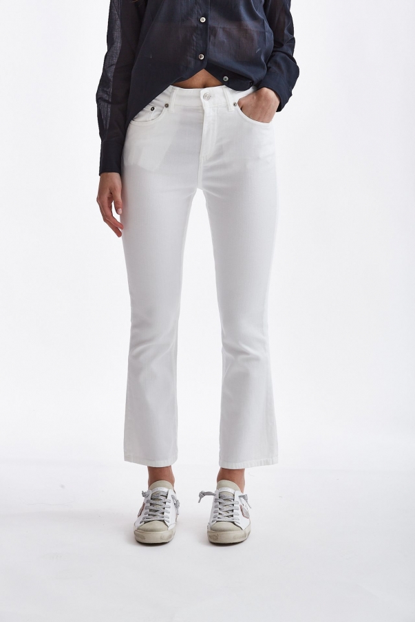 Jeans crop CLAIR bianco