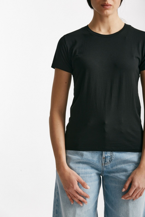 T-shirt basic girocollo MARIBEL nero