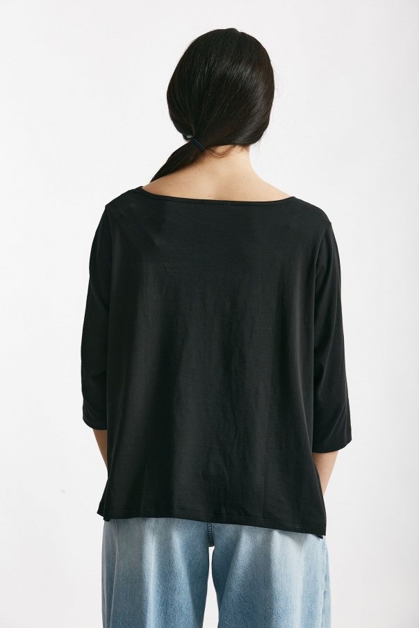 T-shirt ampia RITA nero