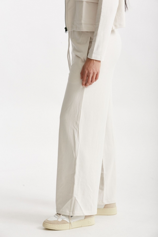 Pantalone tuta leggero panna