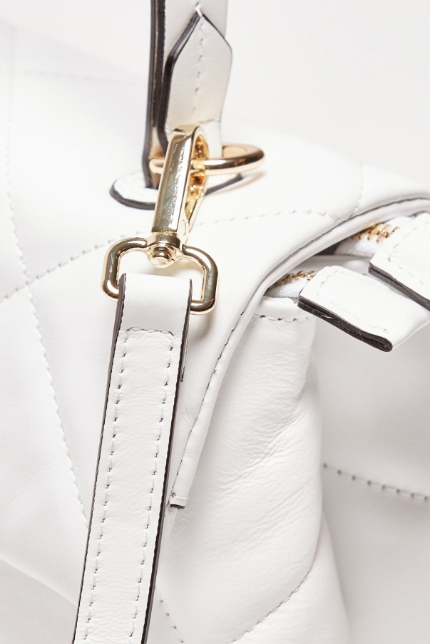 Borsa trapuntata DEMETRA in pelle bianco