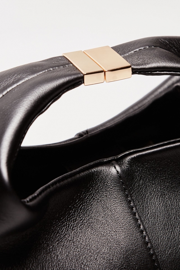 Borsa morbida MORGANA in pelle sauvage nero