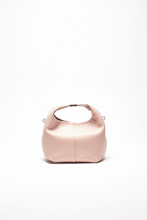 Borsa morbida MORGANA in pelle sauvage cipria