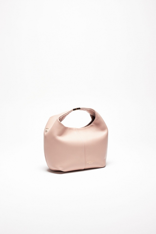 Borsa morbida MORGANA in pelle sauvage cipria