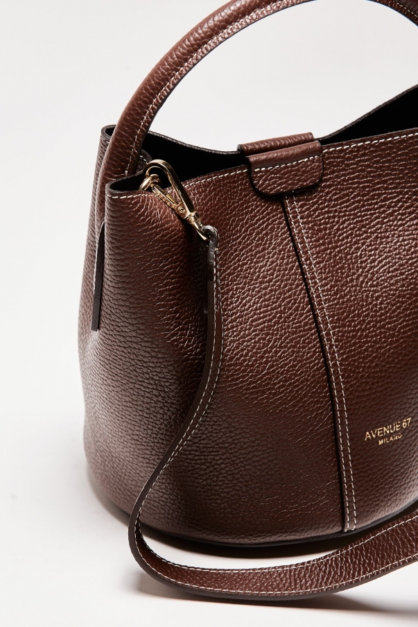 Secchiello NIKE in pelle dollaro cioccolato