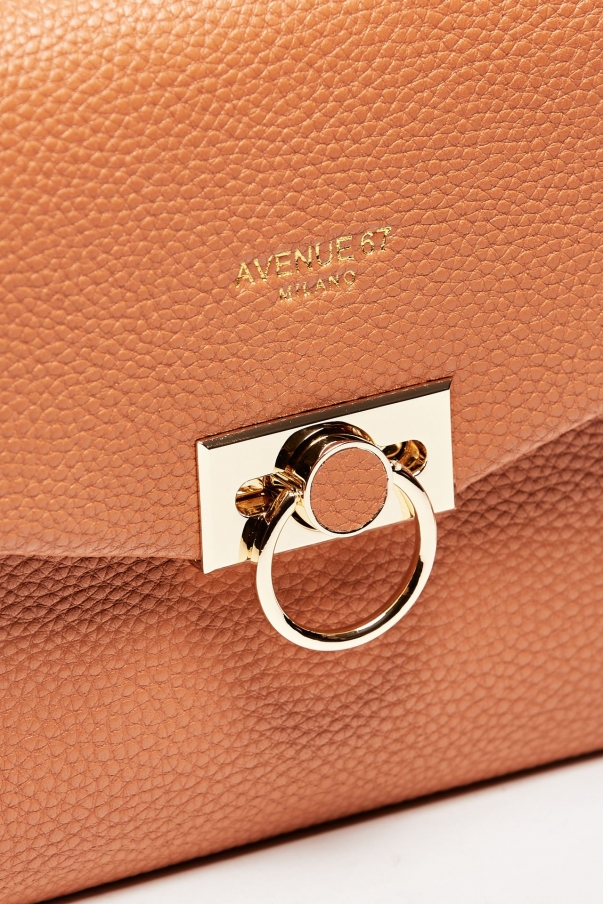 Borsa media semirigida ROSALIE in pelle cuoio