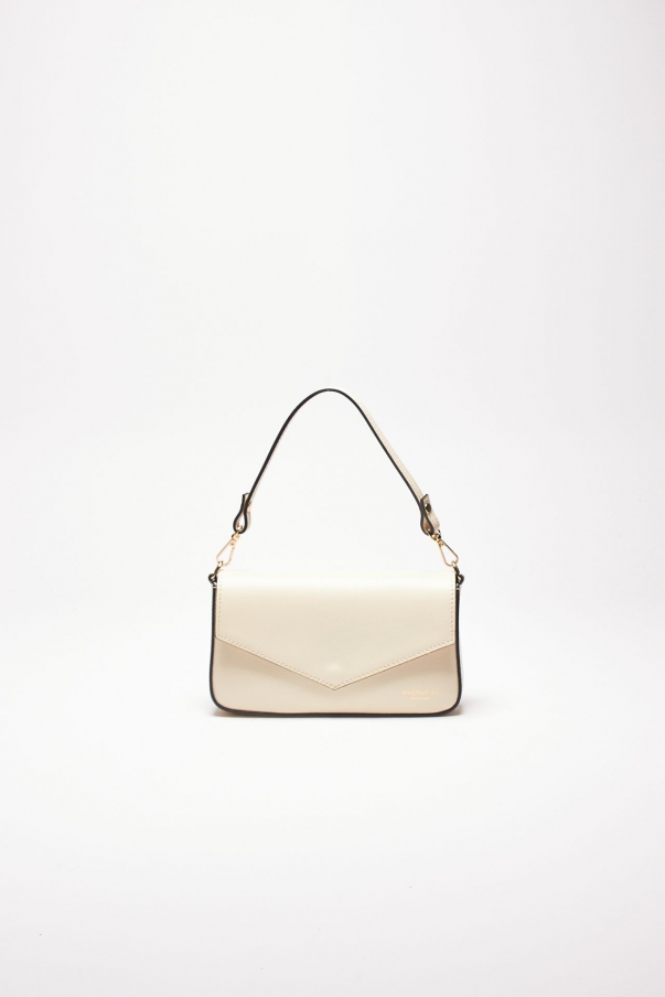 Mini bag  in pelle LEONOR panna