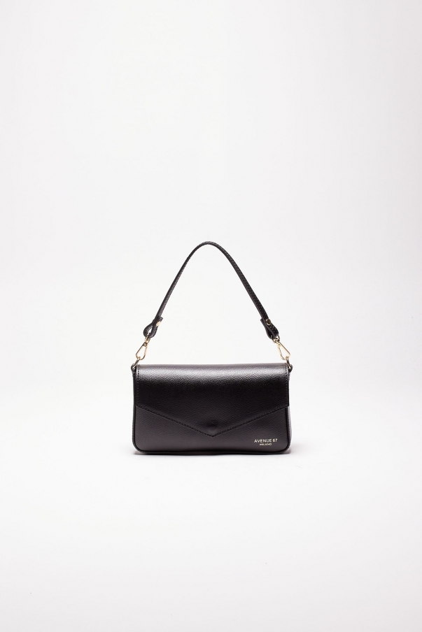 Mini bag in pelle LEONOR nero