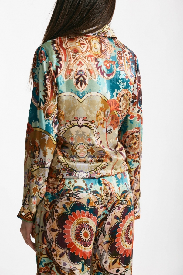 Camicia in fantasia multicolore