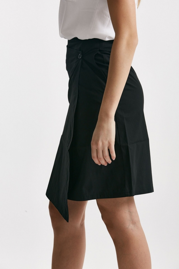 Gonna in cotone PHICA nero