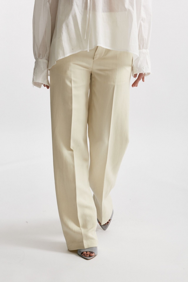 Pantalone palazzo REINA panna