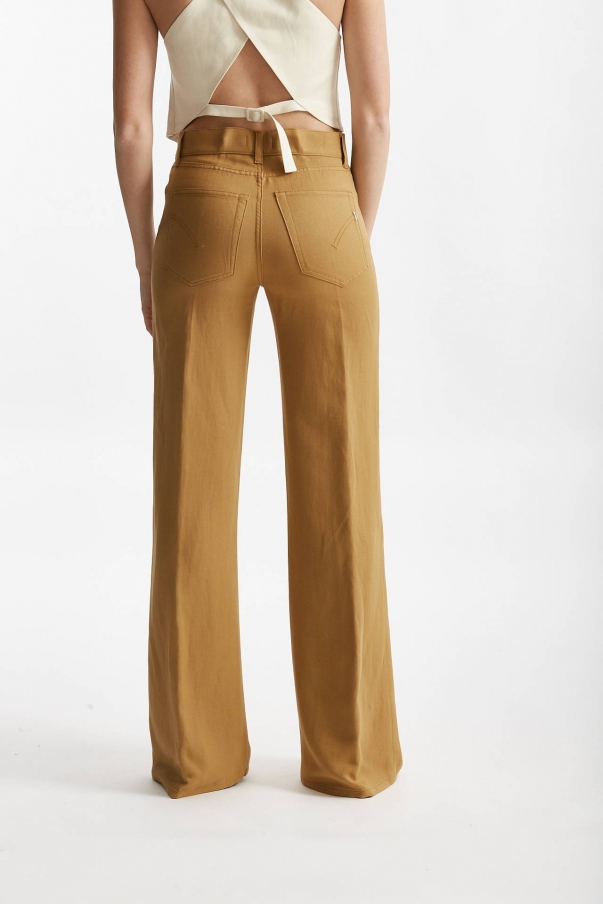 Jeans palazzo AMBER cammello