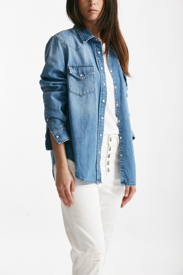 Camicia in denim over