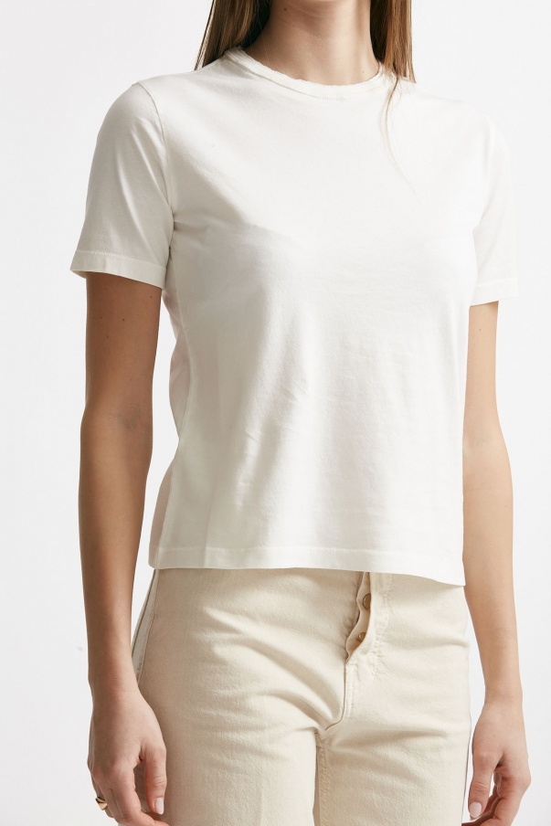 T-shirt basic bianco panna