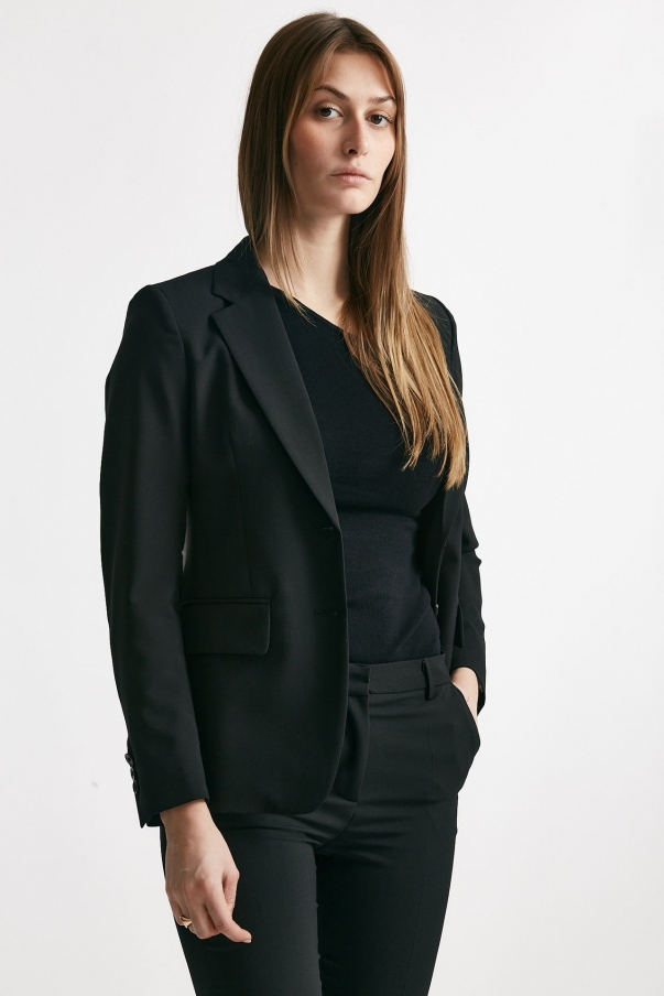 Tailleur in fresco lana nero 