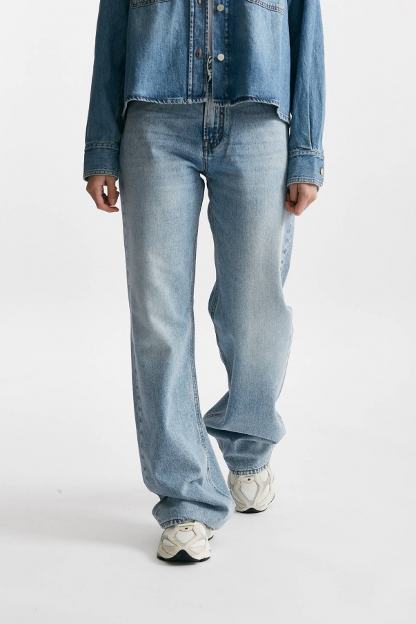 Jeans palazzo KOREA lavaggio chiaro