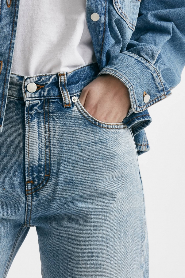 Jeans palazzo KOREA lavaggio chiaro