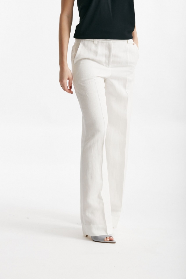 Pantalone palazzo INCOTEX NEERA bianco