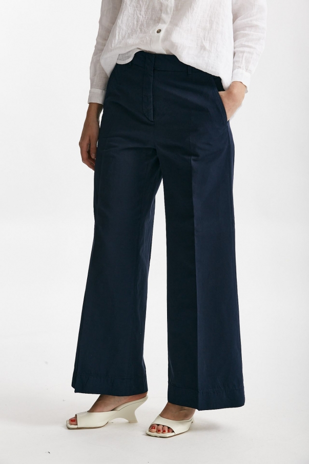 Pantalone in cotone ILYA blu