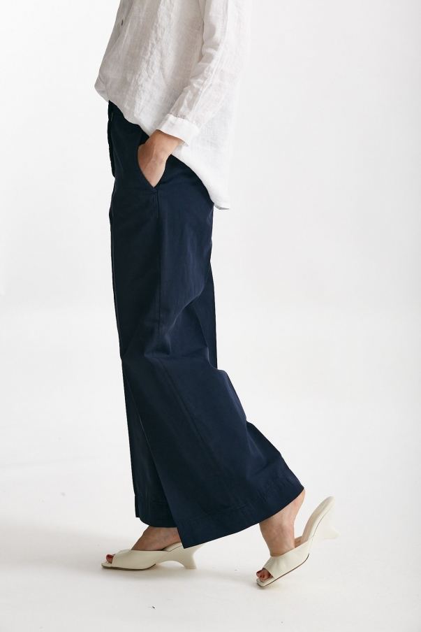Pantalone in cotone ILYA blu