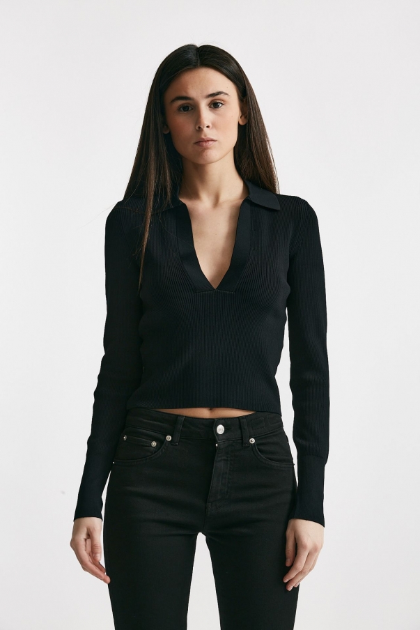 Maglia polo nero