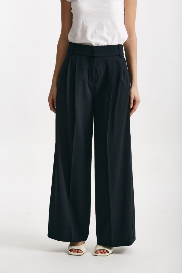 Pantalone fluido NICHOLS blu navy